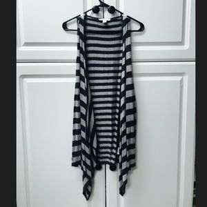 Dual-Stripe Duster Vest